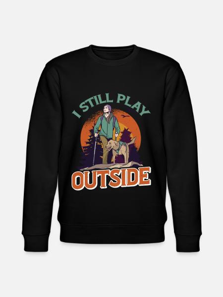 I Still Play Outside 2 - Stanley/Stella CHANGER Unisex Organic Sweatshirt - black