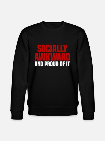 Misanthrope Antisocial Introvert - Stanley/Stella CHANGER Unisex Organic Sweatshirt - black