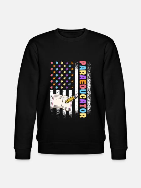 Classroom Assistant Paraprofessional US - Stanley/Stella CHANGER Unisex Organic Sweatshirt - black