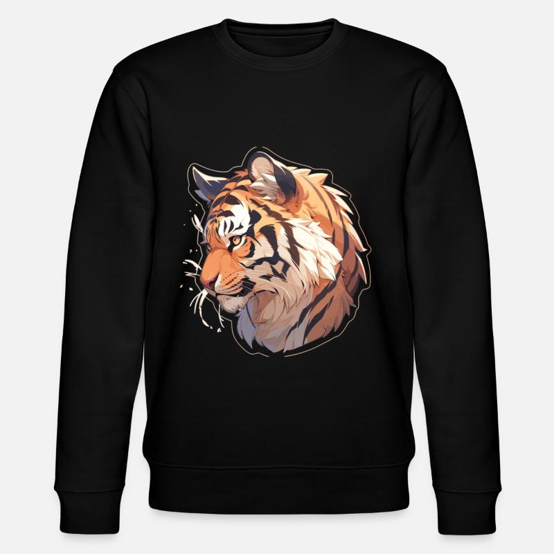 Tigre - Sweat bio CHANGER Stanley/Stella Unisexe - noir