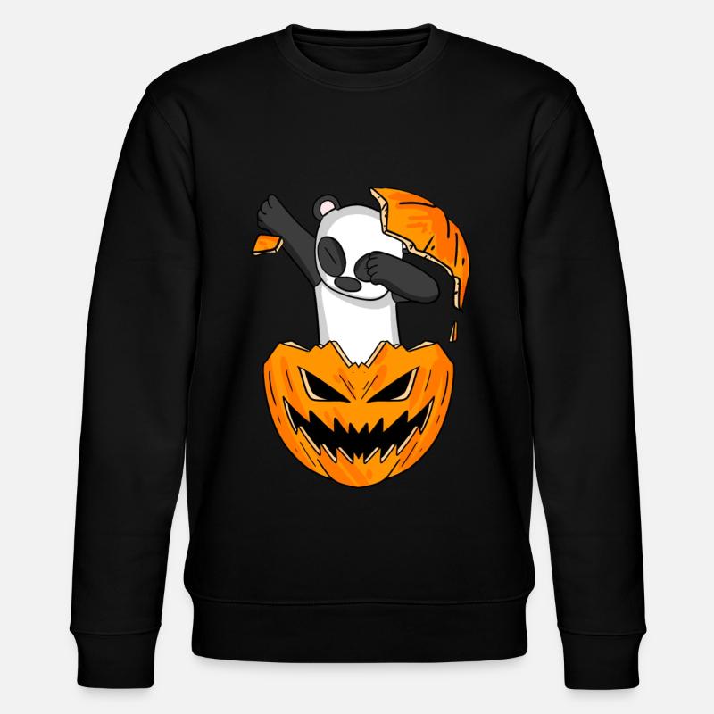 Dabbing Panda Halloween dab cadeau - Sweat bio CHANGER Stanley/Stella Unisexe - noir