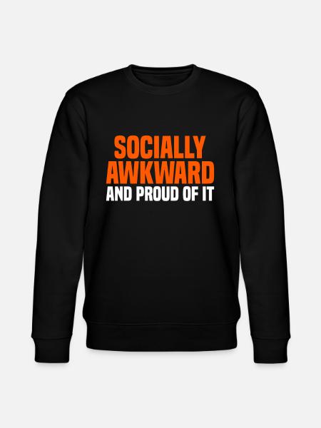 Misanthrope Antisocial Introvert - Stanley/Stella CHANGER Unisex Organic Sweatshirt - black