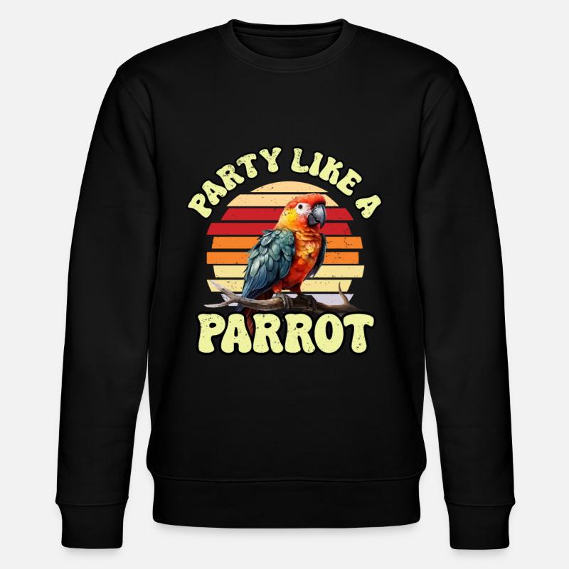 Perruche Perruche Oiseau Perruche Propriétaire - Sweat bio CHANGER Stanley/Stella Unisexe - noir