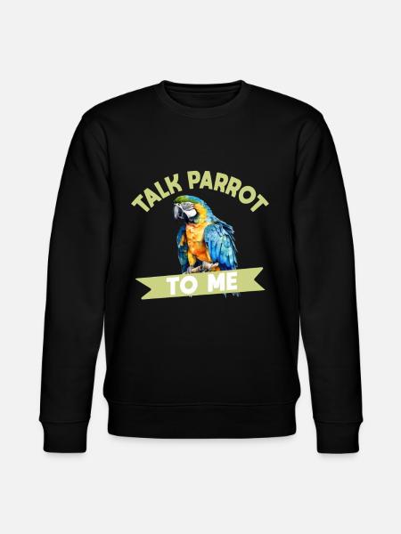 Budgie Parrot Bird Parakeet Owner - Stanley/Stella CHANGER Unisex Organic Sweatshirt - black