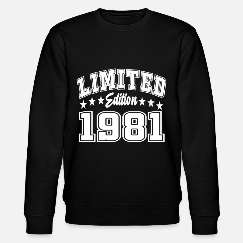 Édition limitée 1981 - Sweat bio CHANGER Stanley/Stella Unisexe - noir
