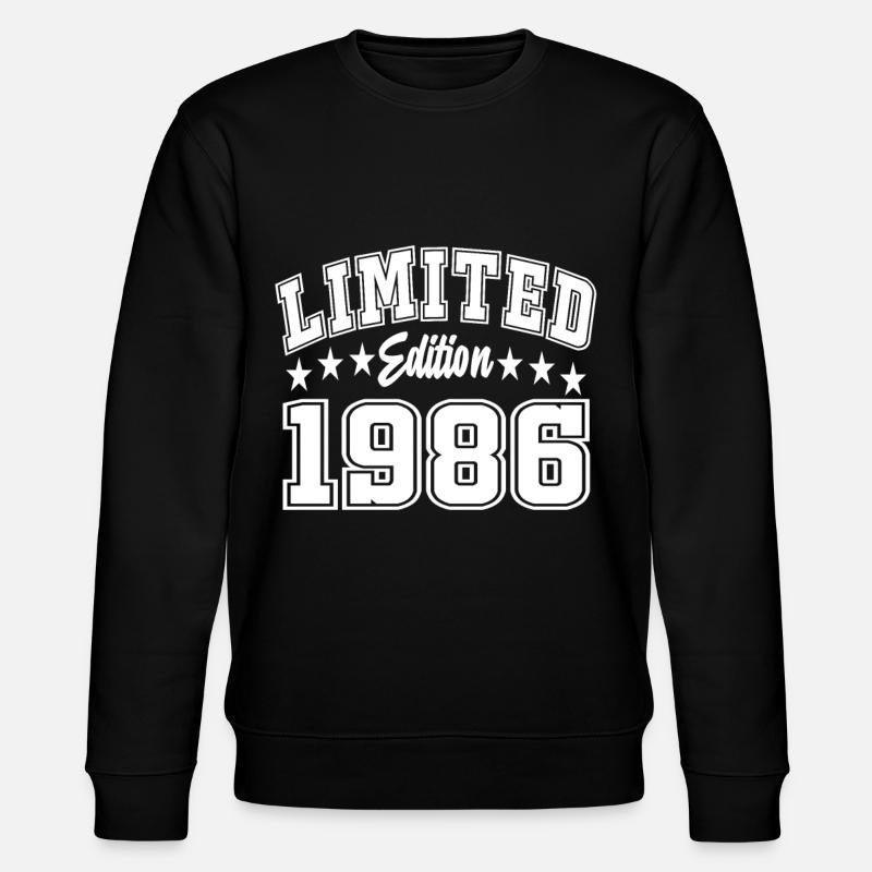 Édition limitée 1986 - Sweat bio CHANGER Stanley/Stella Unisexe - noir
