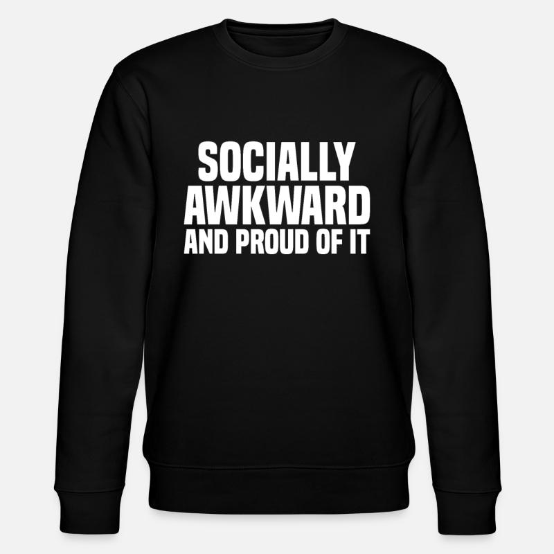 Misanthrope Antisocial Introverti - Sweat bio CHANGER Stanley/Stella Unisexe - noir