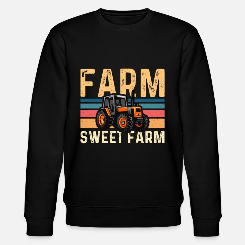 Moissonneuse-batteuse Farm Sweet Farm Farmer Moissonneuse-batteuse - Sweat bio CHANGER Stanley/Stella Unisexe - noir