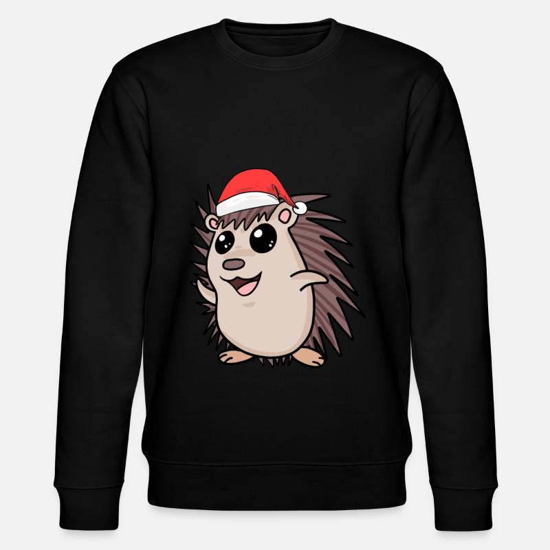 Hérisson Noël - Sweat bio CHANGER Stanley/Stella Unisexe - noir