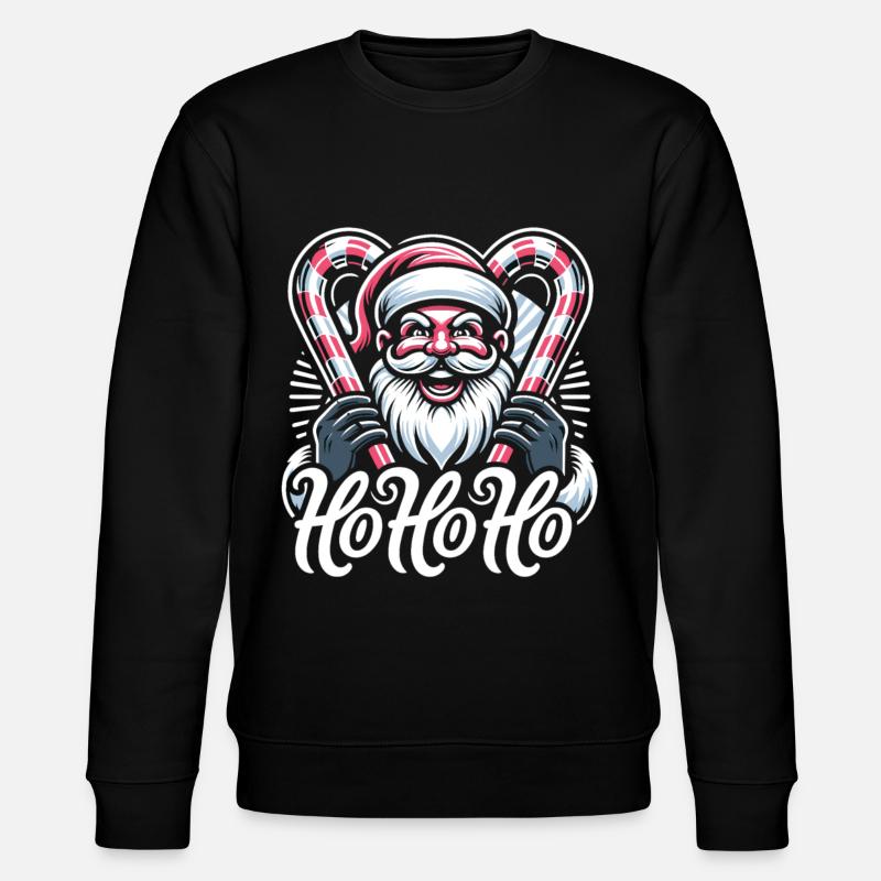 Ho Ho Ho - Sweat bio CHANGER Stanley/Stella Unisexe - noir