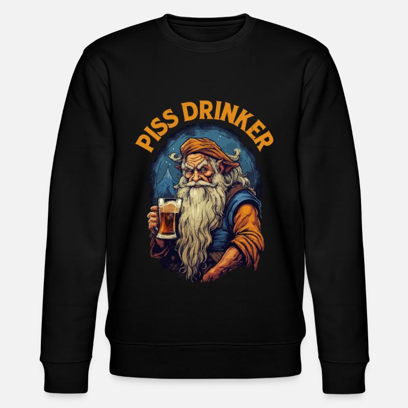 Piss Drinker 39 - Stanley/Stella CHANGER Unisex Organic Sweatshirt - black