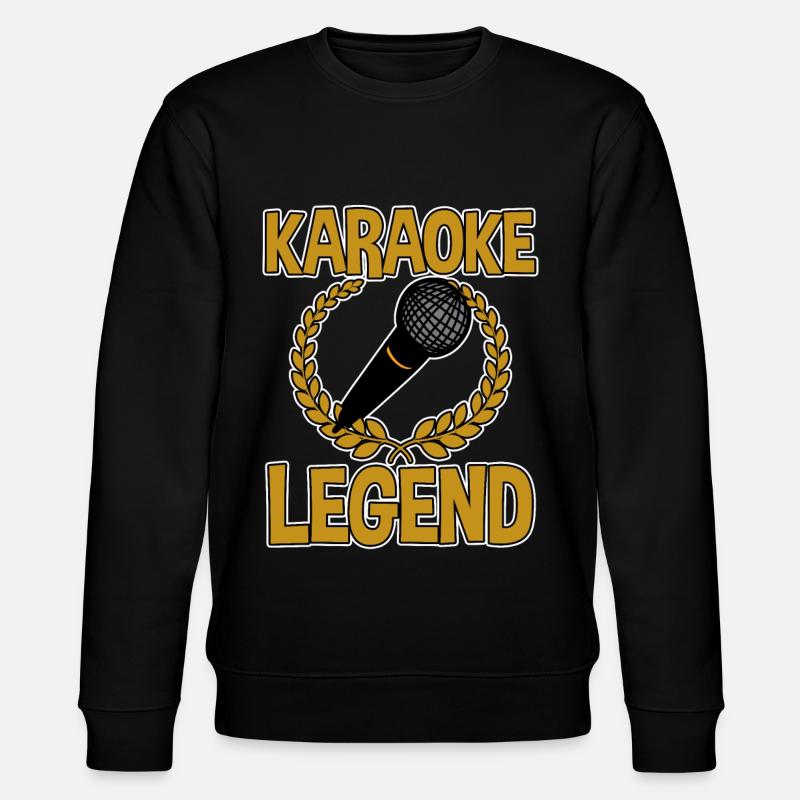 Karaoke Legend 2 - Stanley/Stella CHANGER Unisex Organic Sweatshirt - black