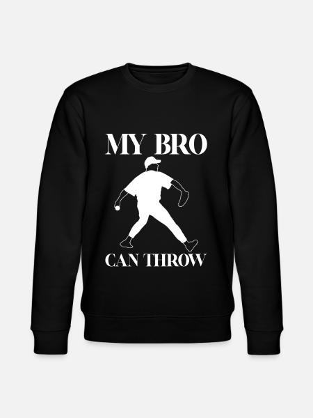 My Bro Can Throw 4 - Stanley/Stella CHANGER Unisex Organic Sweatshirt - black