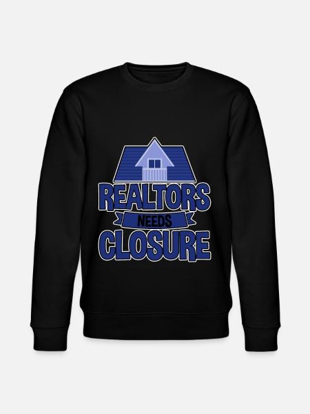 Realtors Need Closure 4 - Stanley/Stella CHANGER Unisex Organic Sweatshirt - black