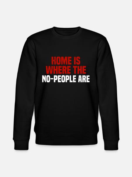 Misanthrope Antisocial Introvert - Stanley/Stella CHANGER Unisex Organic Sweatshirt - black