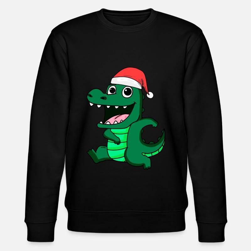 Crocodile Noël - Sweat bio CHANGER Stanley/Stella Unisexe - noir