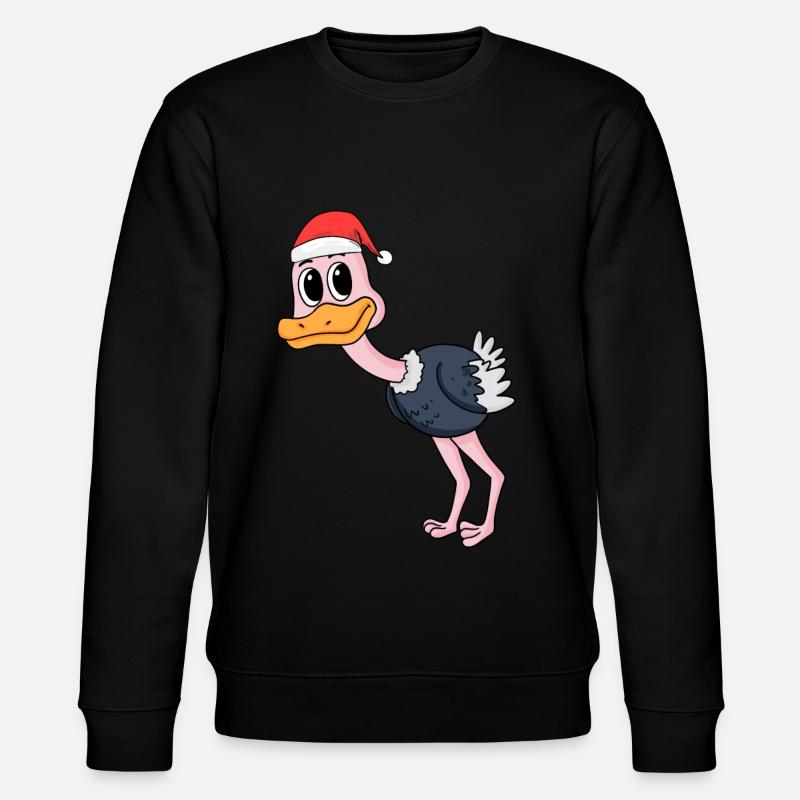 Strauß Weihnachten - Stanley/Stella Unisex Bio-Sweatshirt CHANGER  - Schwarz