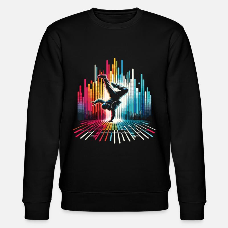 Breakdance Breakdancer Breakdance Kinder - Stanley/Stella Unisex Bio-Sweatshirt CHANGER  - Schwarz