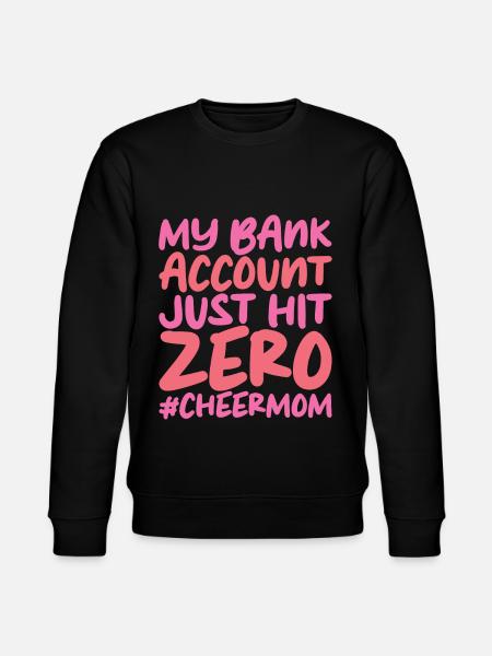 Mitt bankkonto har precis nått noll - Ekologisk sweatshirt CHANGER unisex från Stanley/Stella - svart