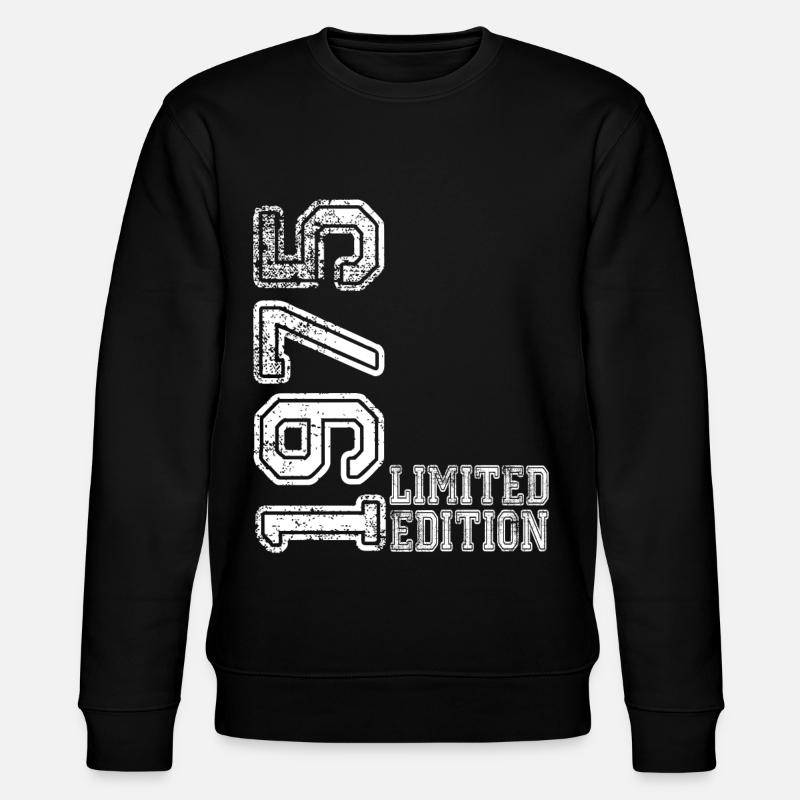 Limited Edition 1975 - Stanley/Stella Unisex Bio-Sweatshirt CHANGER  - Schwarz