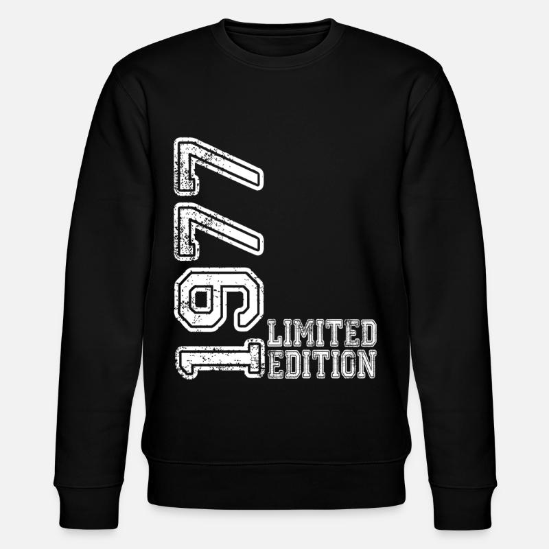 Limited Edition 1977 - Stanley/Stella Unisex Bio-Sweatshirt CHANGER  - Schwarz
