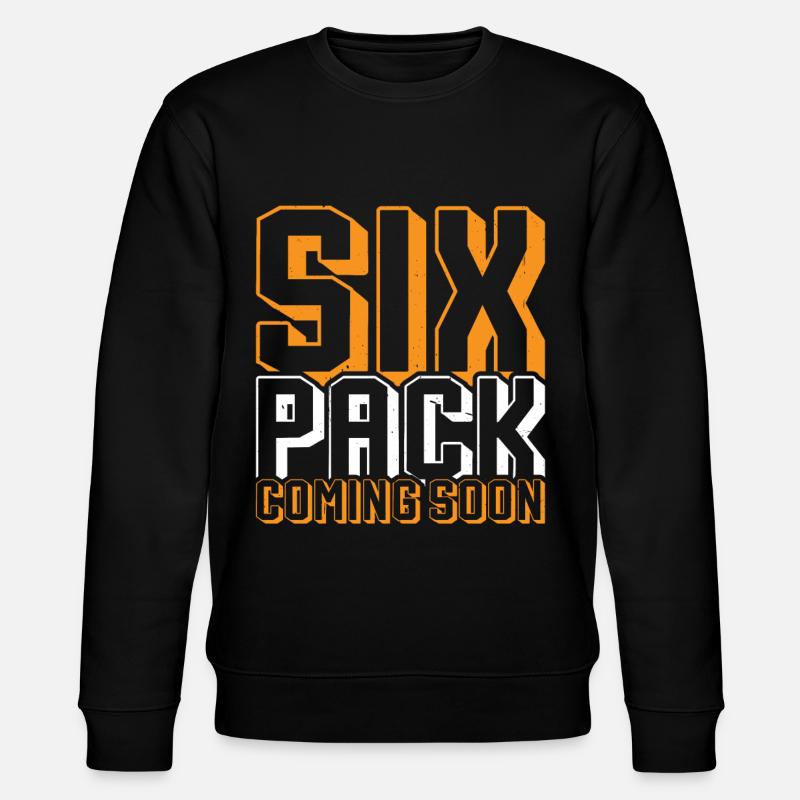 Six Pack Coming Soon 64 - Stanley/Stella CHANGER Unisex Organic Sweatshirt - black