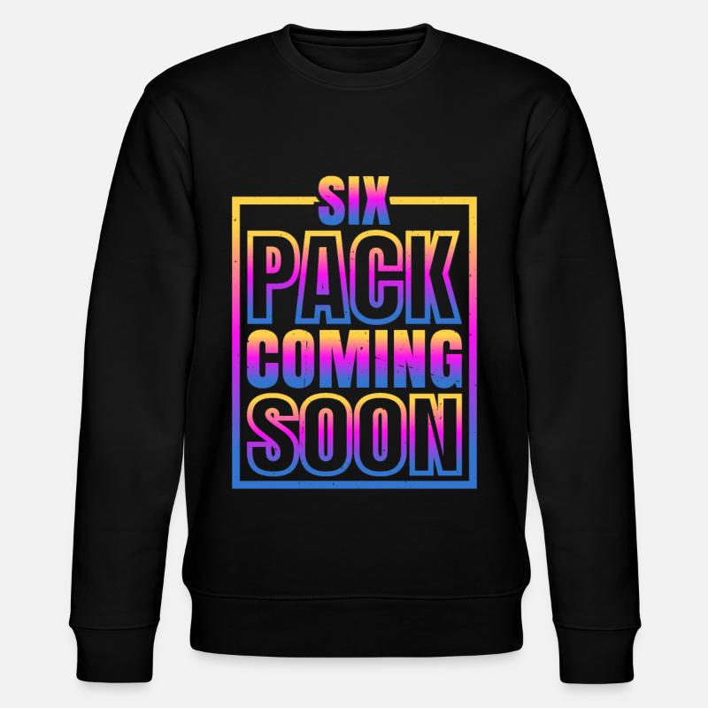 Six Pack Coming Soon 62 - Stanley/Stella CHANGER Unisex Organic Sweatshirt - black