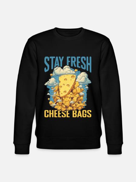 Stay Fresh Cheese Bags 51 - Stanley/Stella CHANGER Unisex Organic Sweatshirt - black