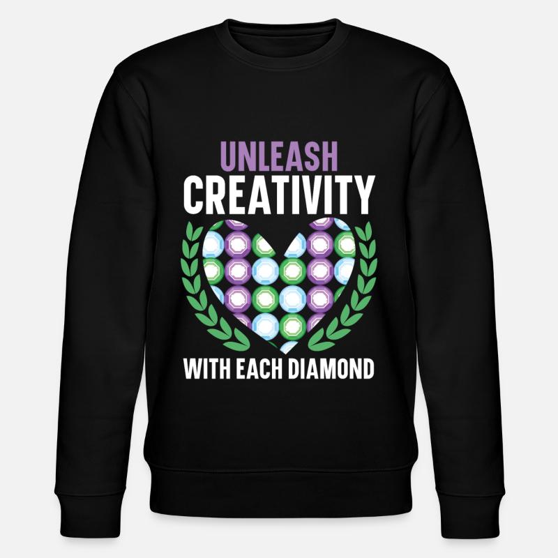 Diamond Painting Tools Diamond Painter - Stanley/Stella CHANGER Unisex Organic Sweatshirt - black