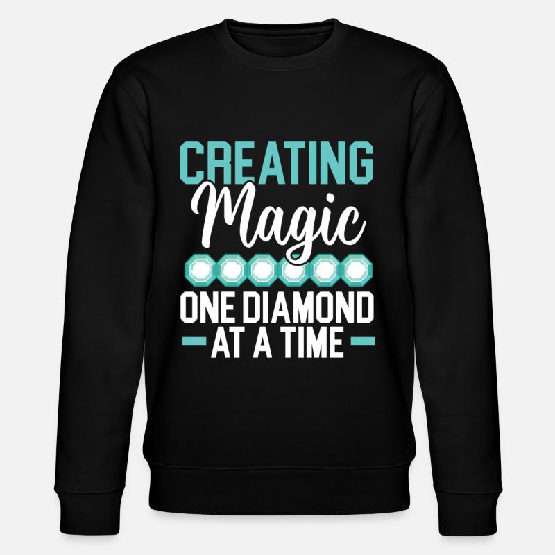 Diamond Painting Tools Diamond Painter - Stanley/Stella CHANGER Unisex Organic Sweatshirt - black
