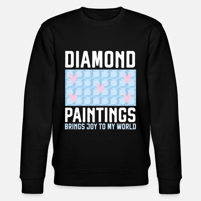 Diamond Painting Tools Diamond Painter - Stanley/Stella CHANGER Unisex Organic Sweatshirt - black