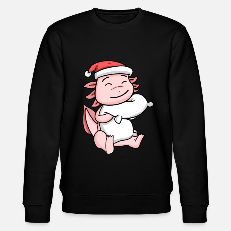 Axolotl Noël - Sweat bio CHANGER Stanley/Stella Unisexe - noir