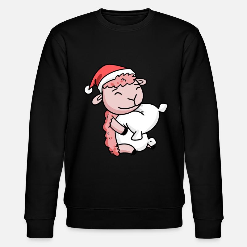 Mouton Mignon Fatigué Noël - Sweat bio CHANGER Stanley/Stella Unisexe - noir