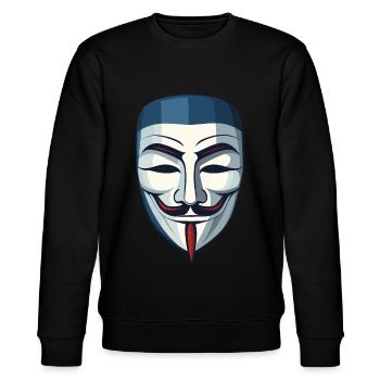 Cybersecurity Art Hacking Lover Computer Nerd - Stanley/Stella CHANGER Unisex Organic Sweatshirt - black - Front - Nik (191cm) & Marisol (170cm)