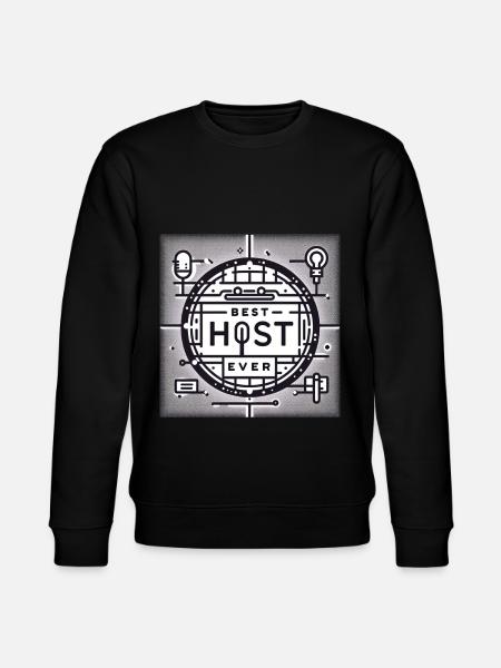 Best Host Ever 24 - Stanley/Stella CHANGER Unisex Organic Sweatshirt - black