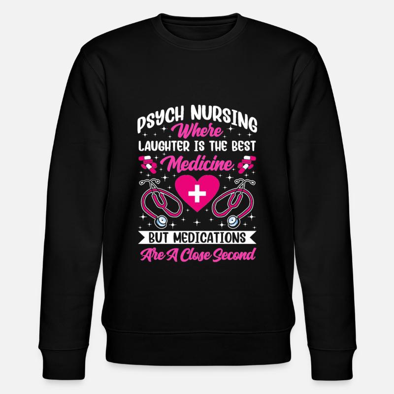 Drôle Psychiatrique - Sweat bio CHANGER Stanley/Stella Unisexe - noir