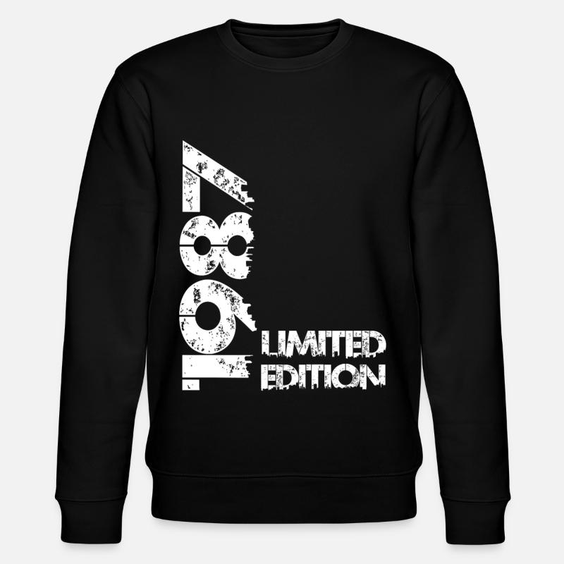 Édition limitée 1987 - Sweat bio CHANGER Stanley/Stella Unisexe - noir