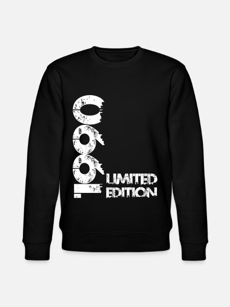 Limited Edition 1990 - Stanley/Stella CHANGER Unisex Organic Sweatshirt - black