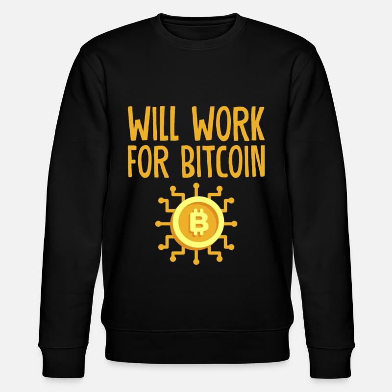 Fonctionnera pour Bitcoin 4 - Sweat bio CHANGER Stanley/Stella Unisexe - noir