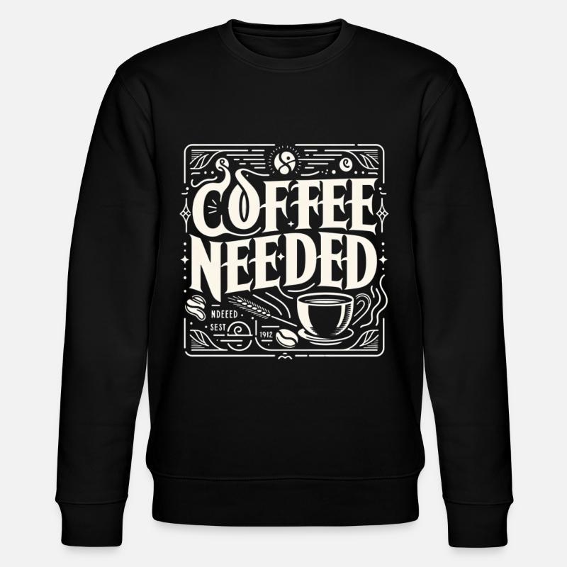 Café nécessaire 5 - Sweat bio CHANGER Stanley/Stella Unisexe - noir