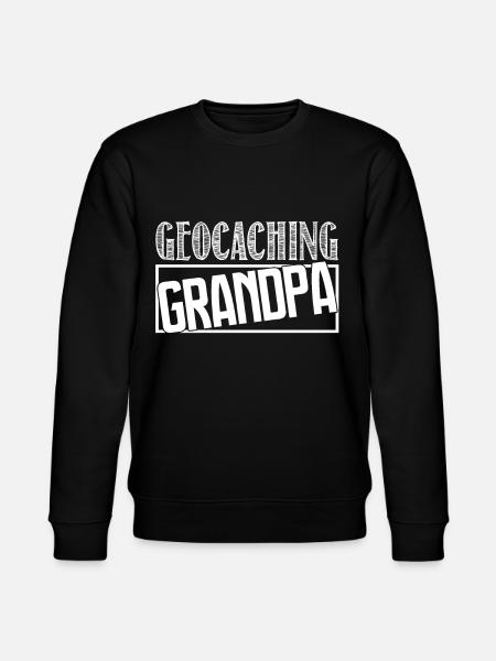 Geocaching Geocaching Grandpa - Stanley/Stella CHANGER Unisex Organic Sweatshirt - black