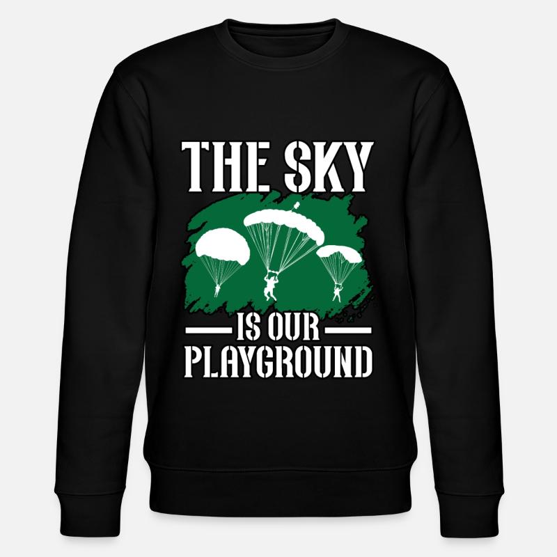 Parachutistes Parachutisme Parachutisme - Sweat bio CHANGER Stanley/Stella Unisexe - noir