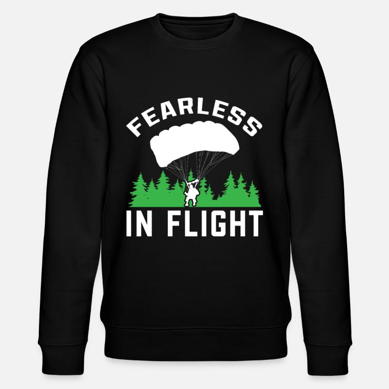 Parachutistes Parachutisme Parachutisme - Sweat bio CHANGER Stanley/Stella Unisexe - noir