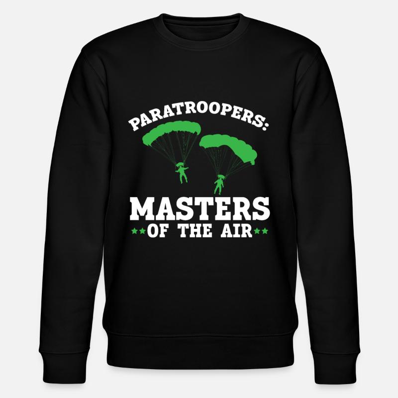 Parachutistes Parachutisme Parachutisme - Sweat bio CHANGER Stanley/Stella Unisexe - noir