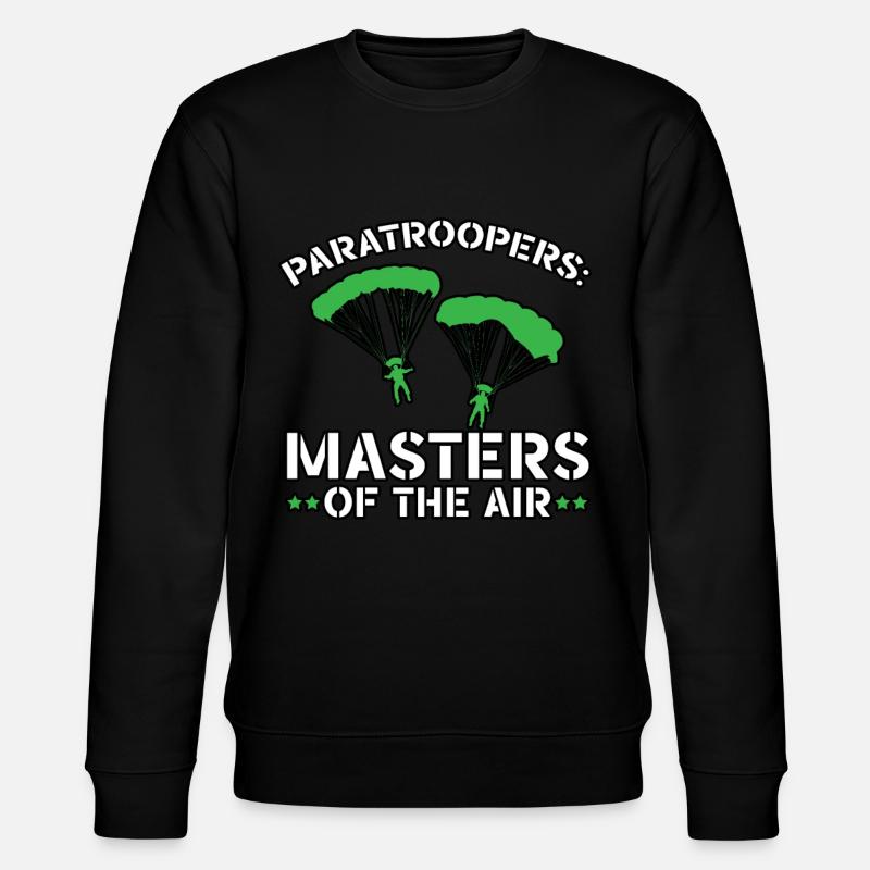 Parachutistes Parachutisme Parachutisme - Sweat bio CHANGER Stanley/Stella Unisexe - noir