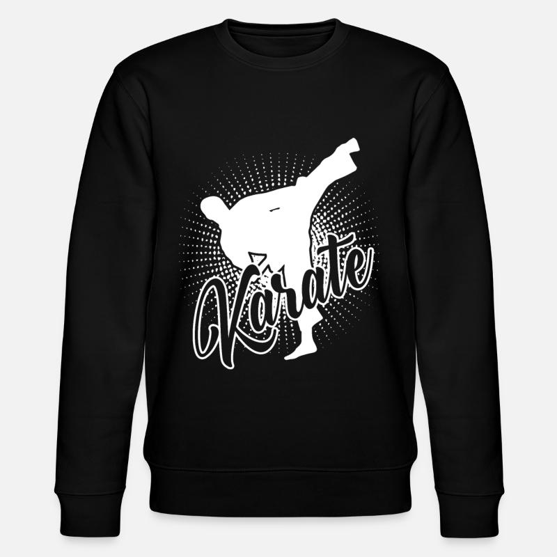 Karate Karate Fighter - Stanley/Stella CHANGER Unisex Organic Sweatshirt - black
