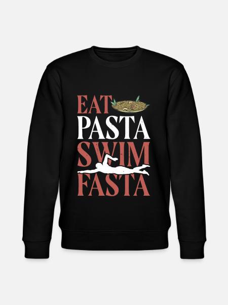 Eat Pasta Swim Fasta 26 - Stanley/Stella CHANGER Unisex Organic Sweatshirt - black