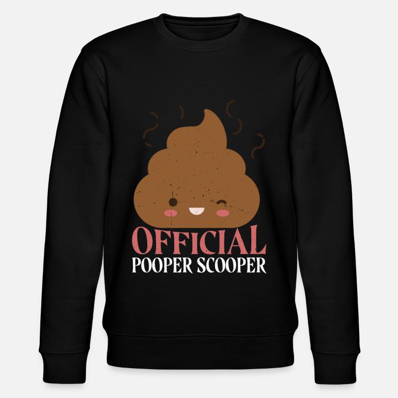 Official Pooper Scooper 61 - Stanley/Stella CHANGER Unisex Organic Sweatshirt - black