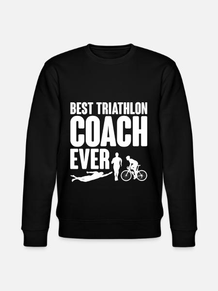 Best Triathlon Coach Ever 2 - Stanley/Stella CHANGER Unisex Organic Sweatshirt - black