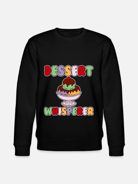 Dessert Whisperer 2 - Stanley/Stella CHANGER Unisex Organic Sweatshirt - black
